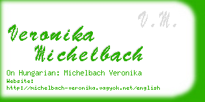 veronika michelbach business card